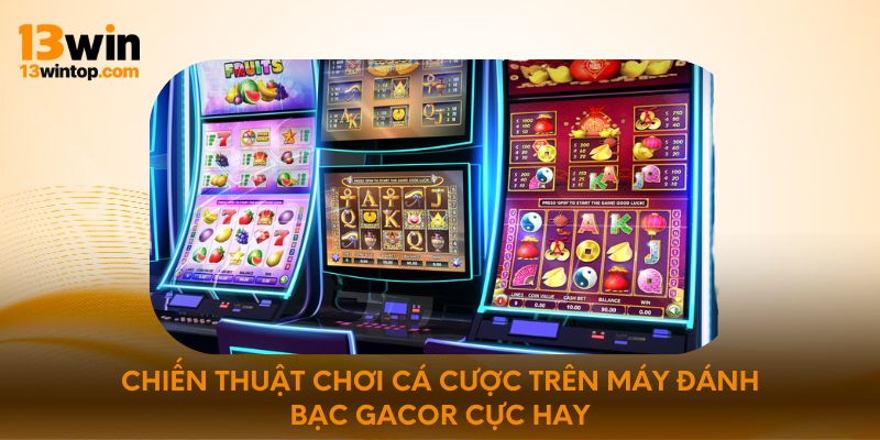Chiến thuật chơi cá cược trên máy đánh bạc gacor cực hay
